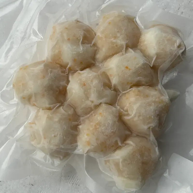手工飛魚卵花枝丸